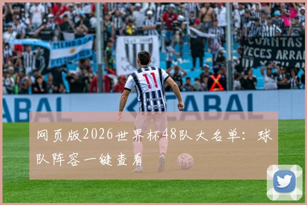 网页版2026世界杯48队大名单:球队阵容一键查看